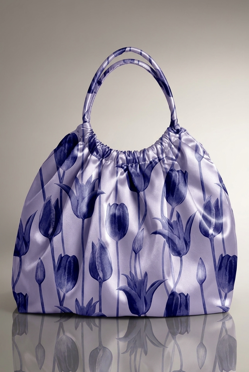 FS113 Purple Floral Seamless Pattern