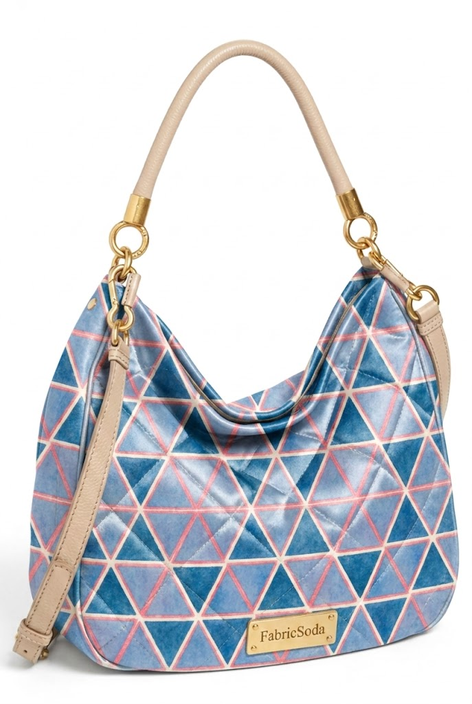FS036 Purple Triangle Geometric Seamless Pattern