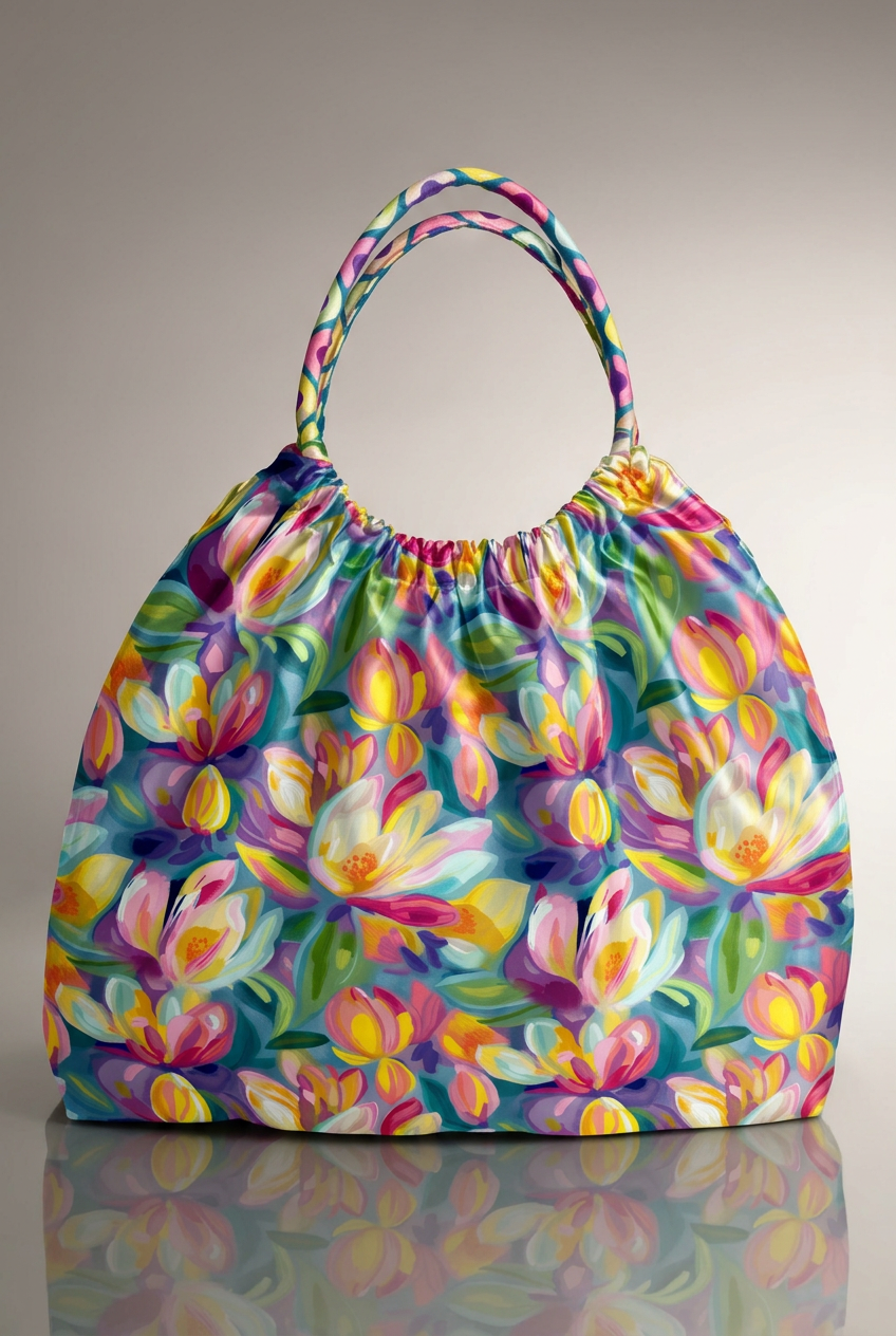 FS071 Oil Paint Floral Seamless Pattern