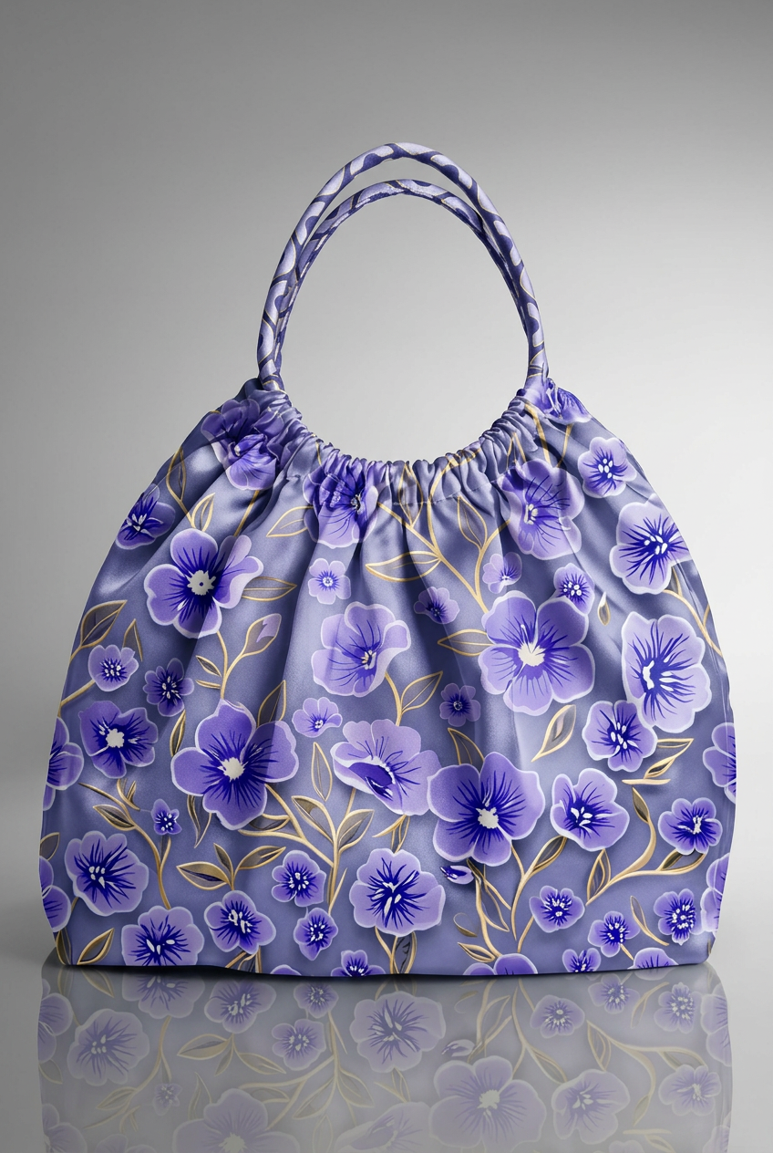 FS111 Fancy Purple Floral Seamless Pattern