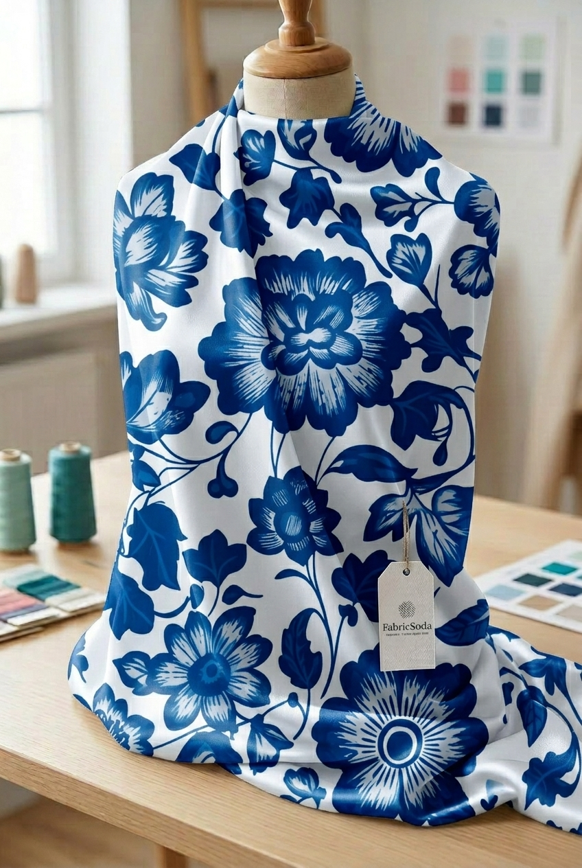 FS104 Blue and White Porcelain Seamless Pattern 