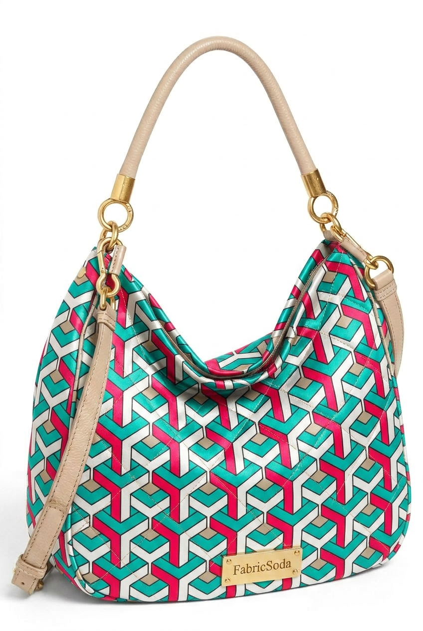 FS003 Green Geometric Y Seamless Pattern