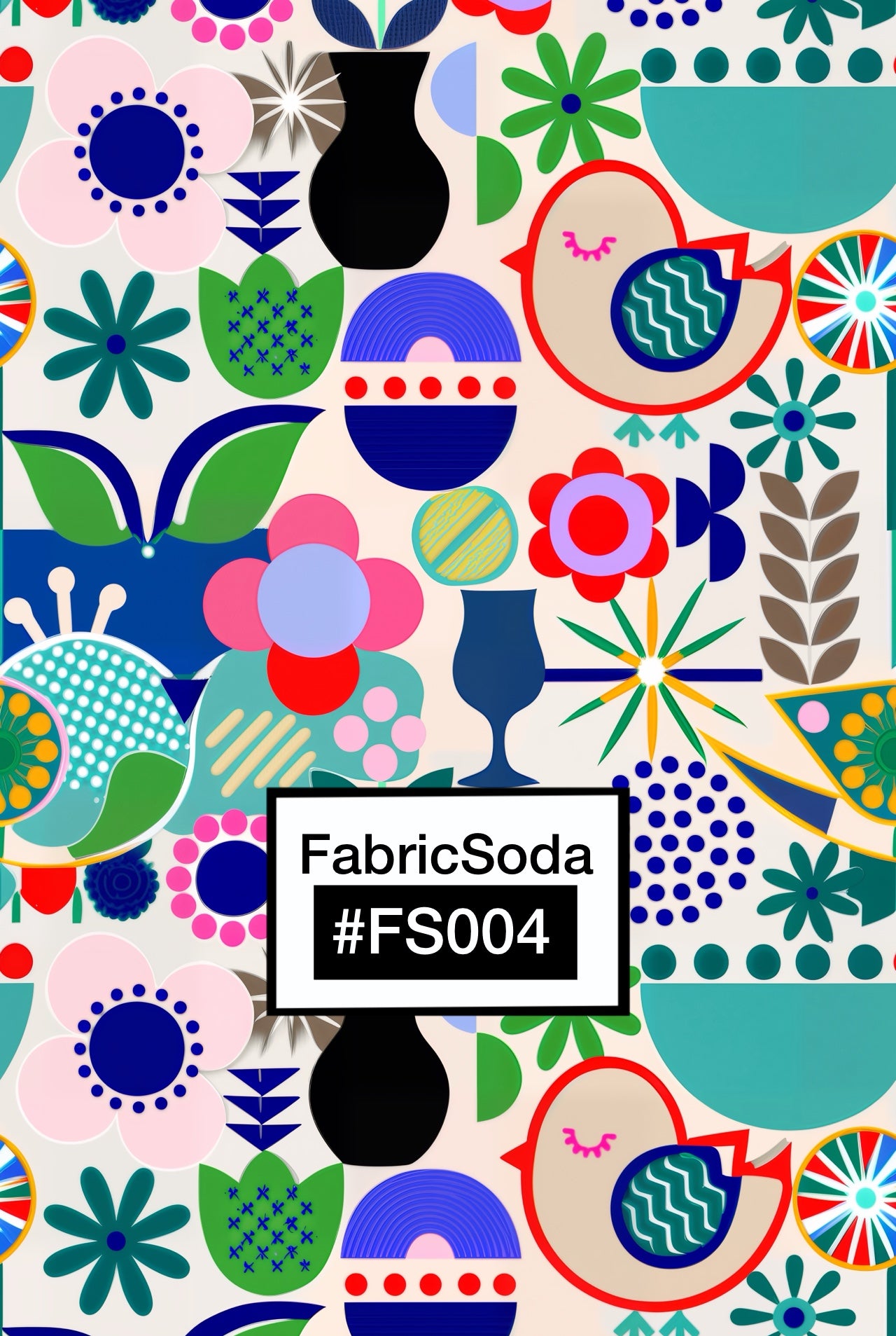 FS004 Playful Abstract Seamless Pattern
