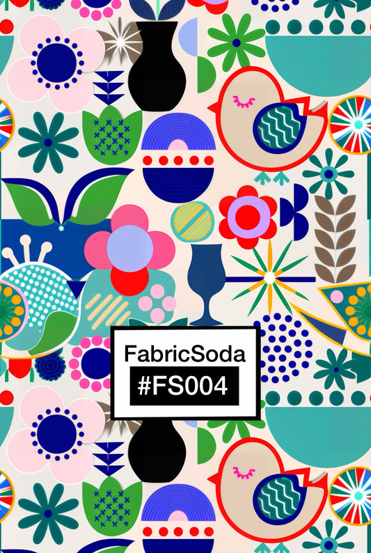 FS004 Playful Abstract Seamless Pattern
