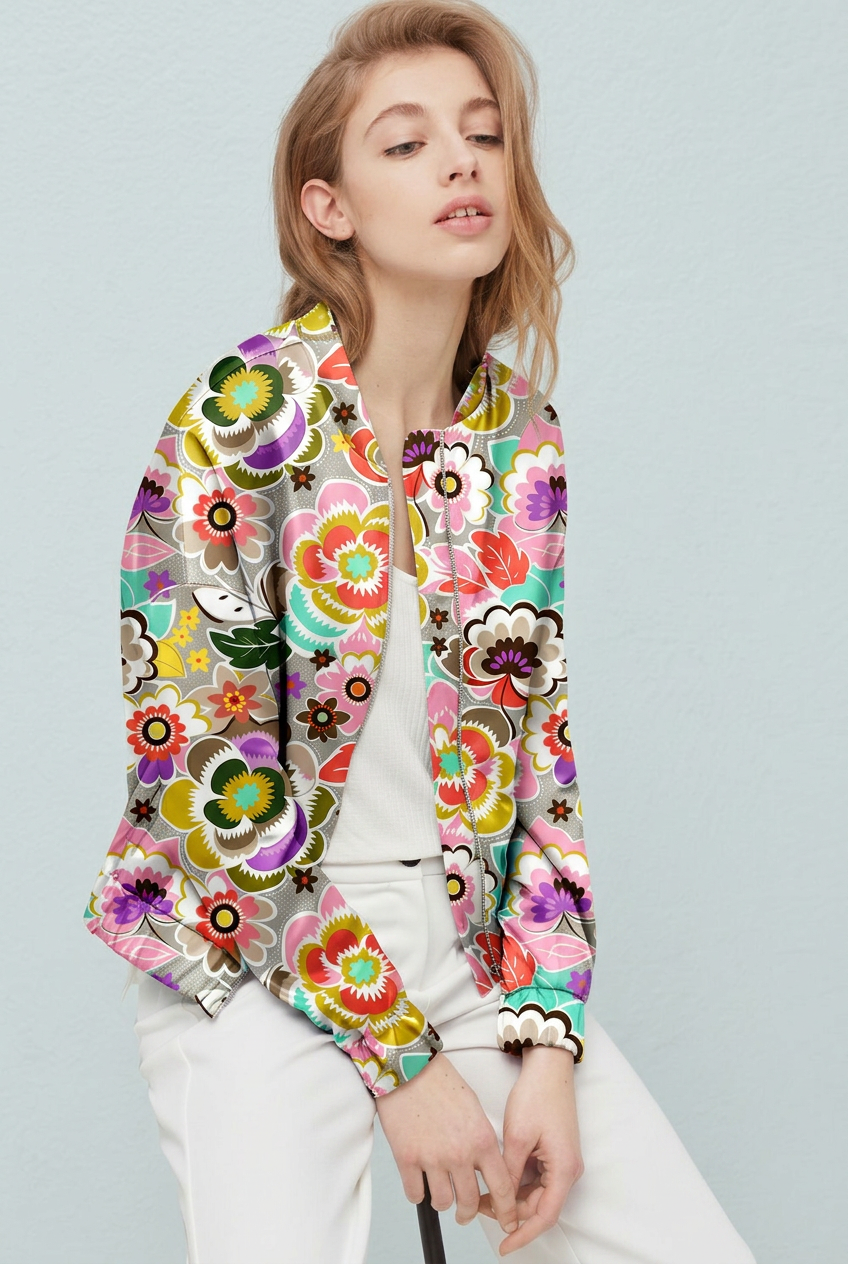 FS011 Japanese Floral Seamless Pattern
