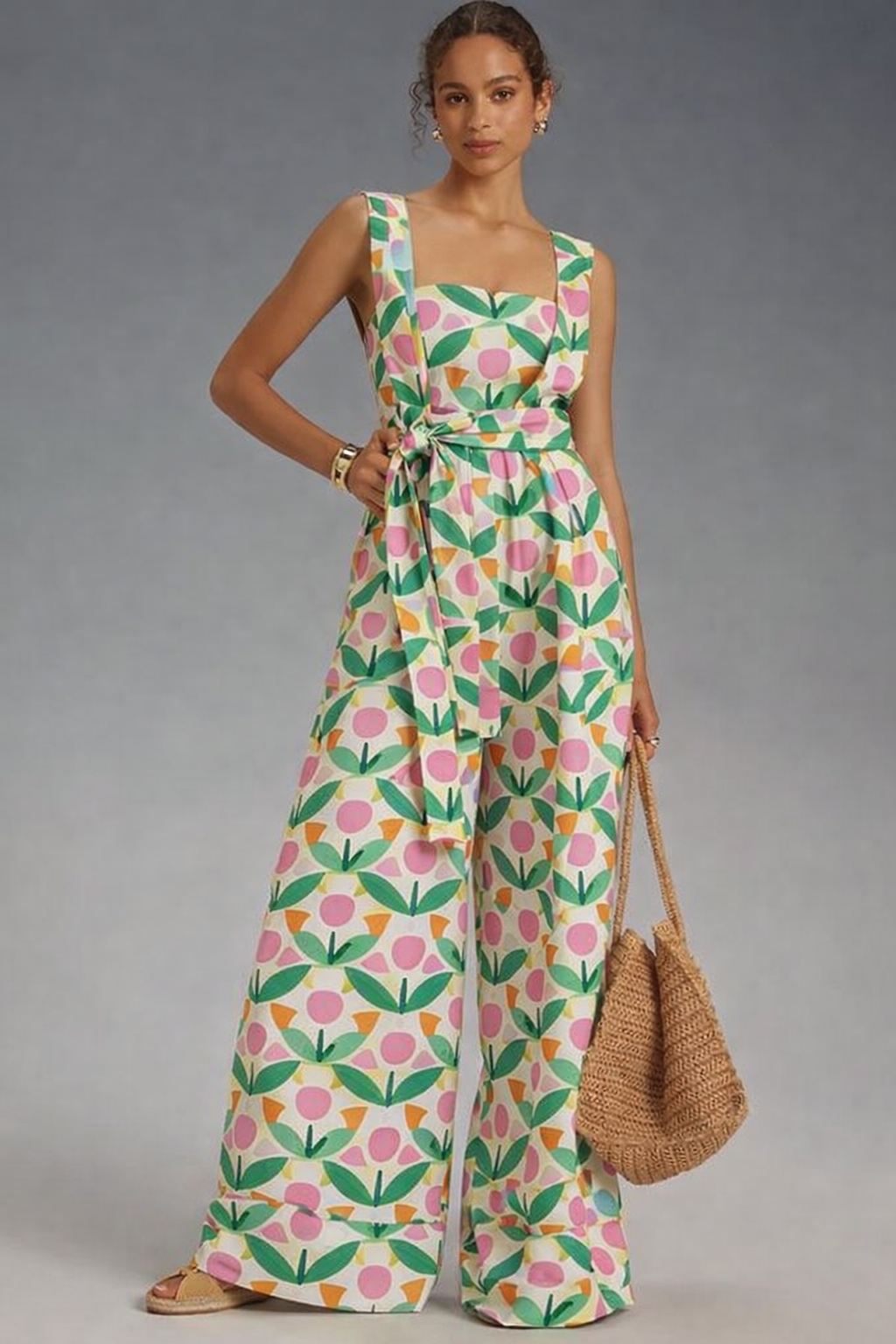FS015 Green Geometric Seamless Pattern