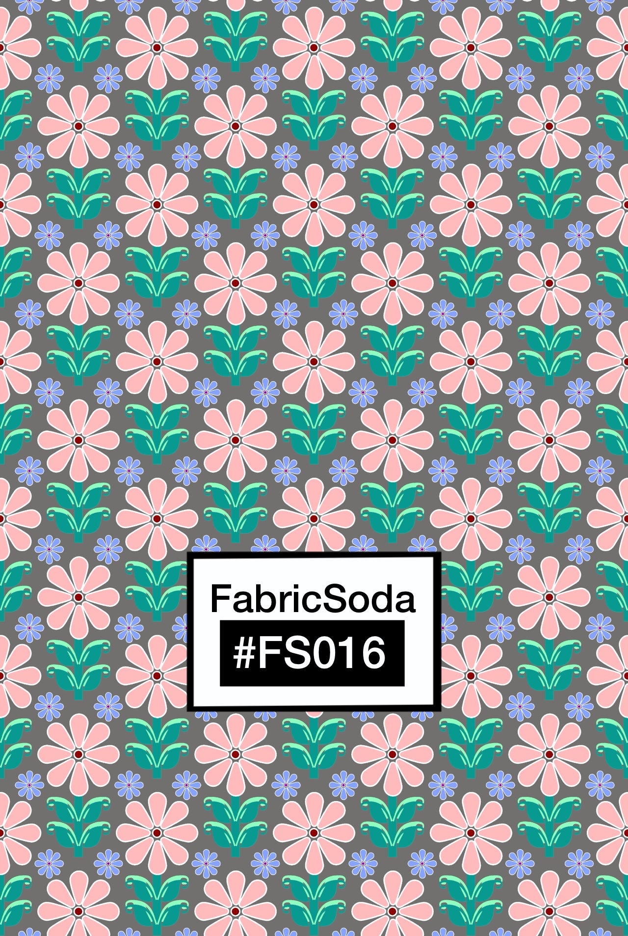 FS016 Pink Floral Seamless Pattern