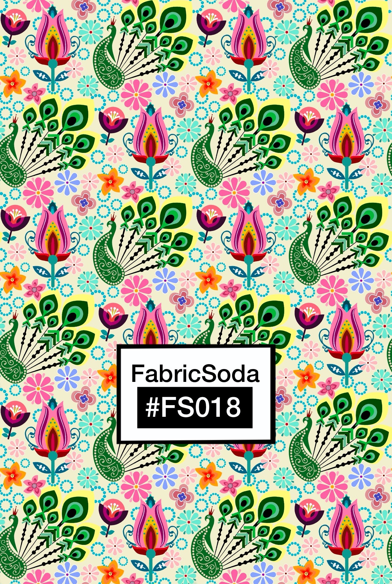 FS018 Exotic Peacock Seamless Pattern