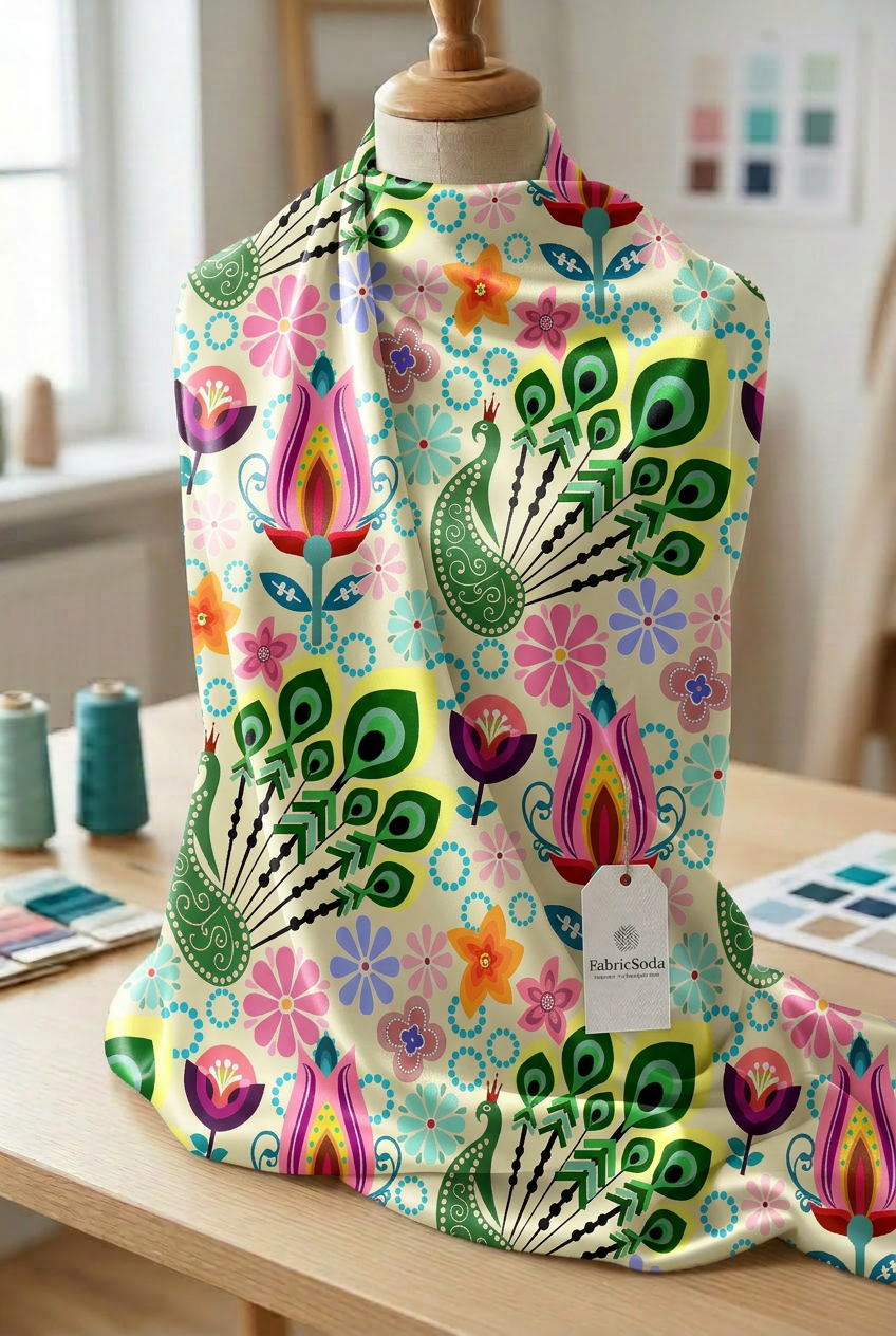 FS018 Exotic Peacock Seamless Pattern