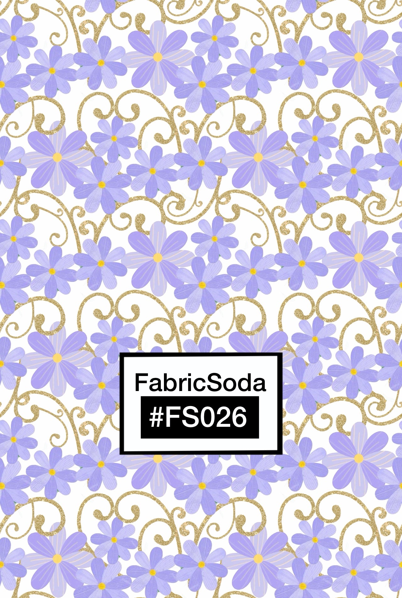 FS026 Lilac Floral Seamless Pattern