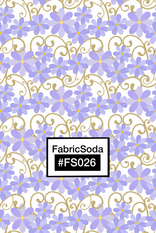 FS026 Lilac Floral Seamless Pattern