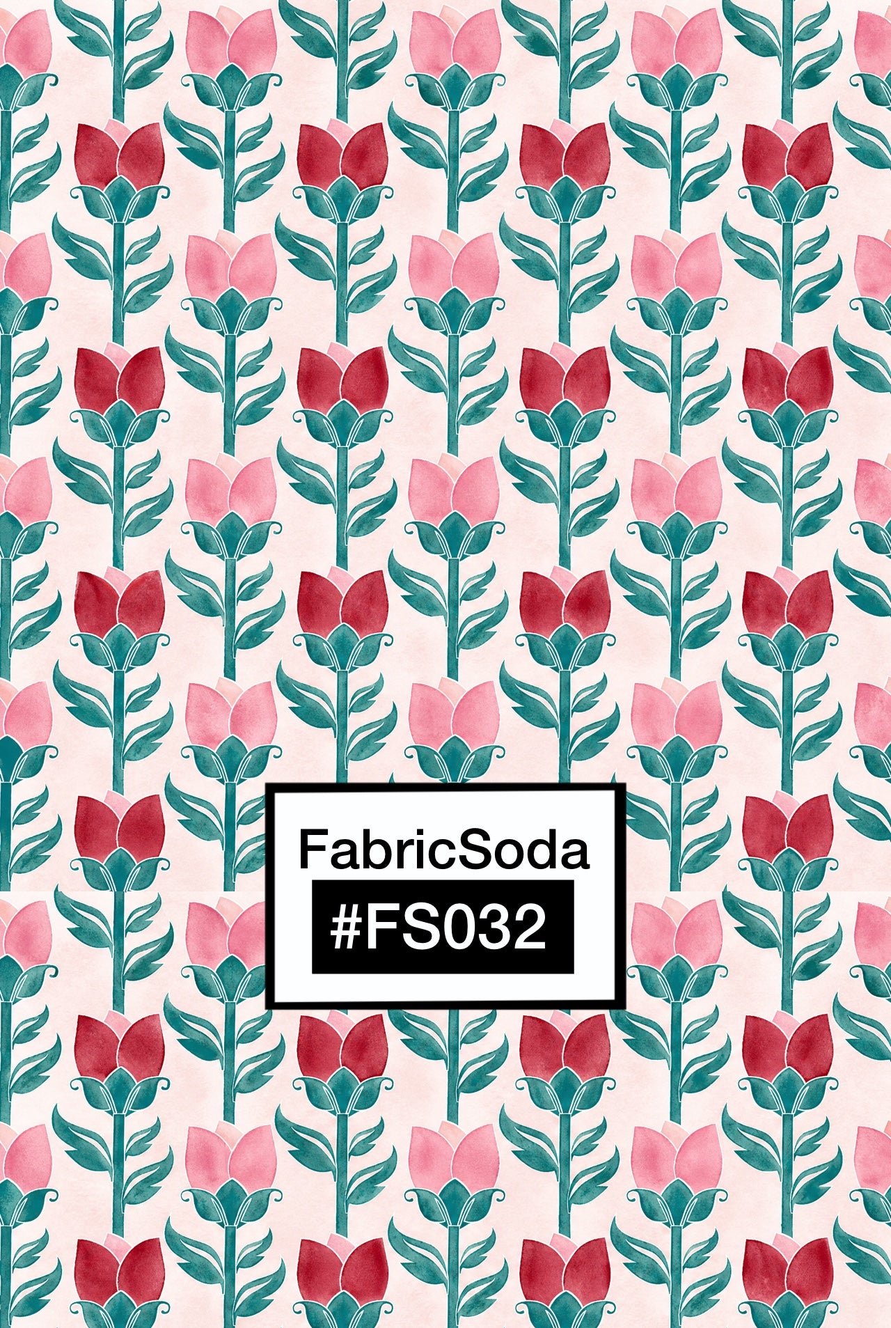 FS032 Pink Rose Seamless Pattern