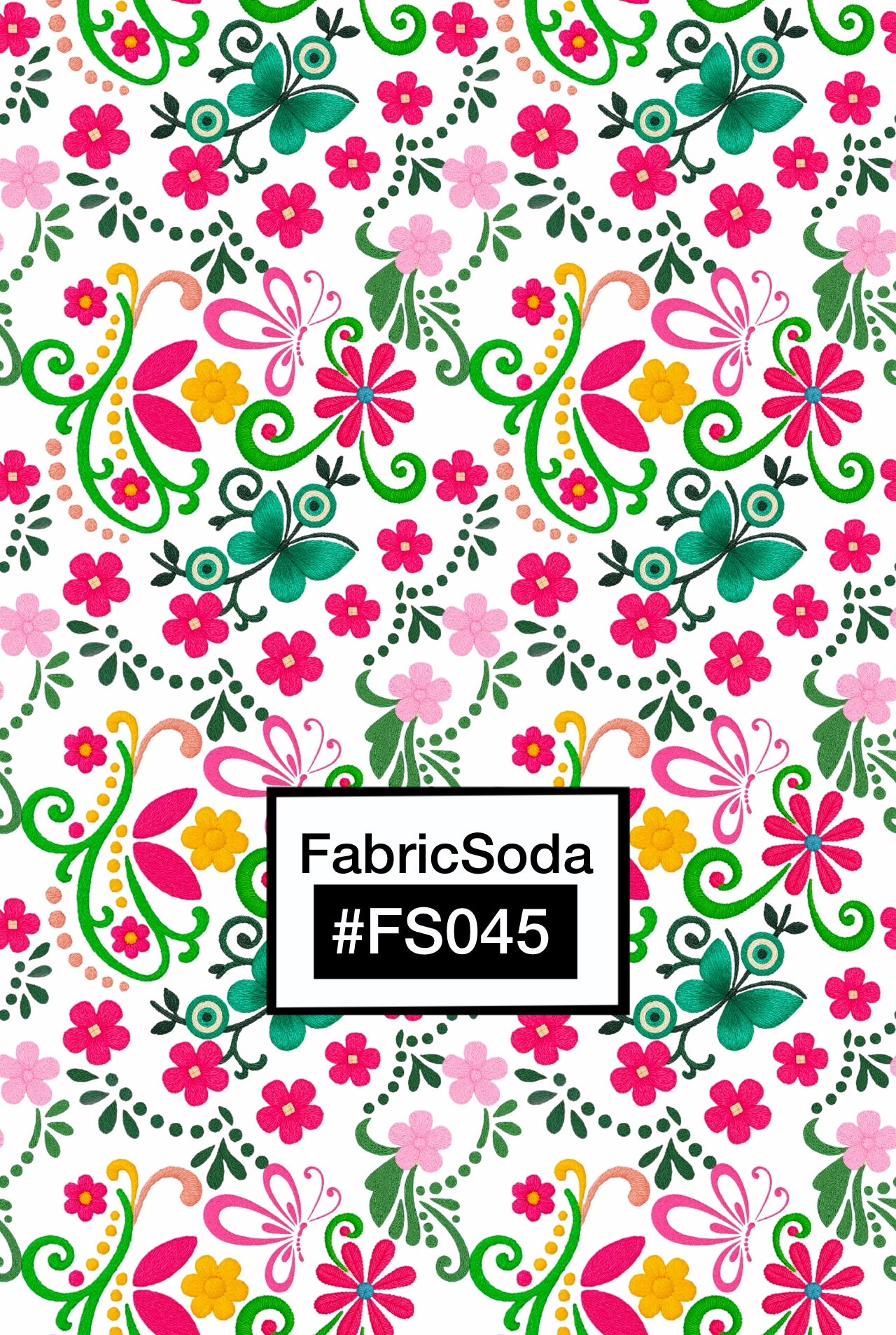FS045 Folk Flower Seamless Pattern