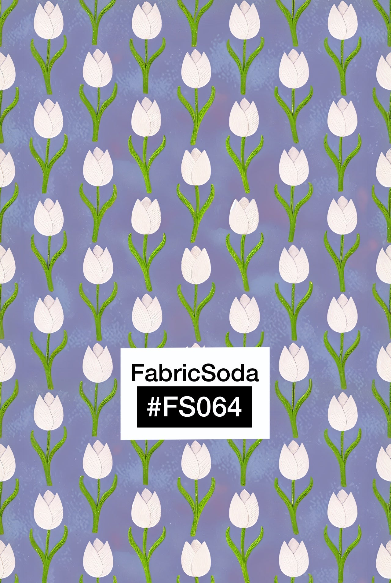 FS064 Tulip in Purple Floral Seamless Pattern