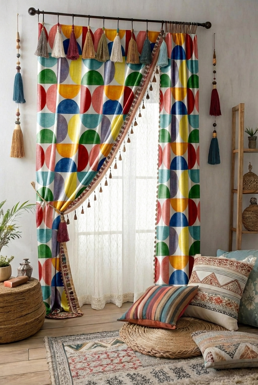 FS065 Colourful Geometric Seamless Pattern