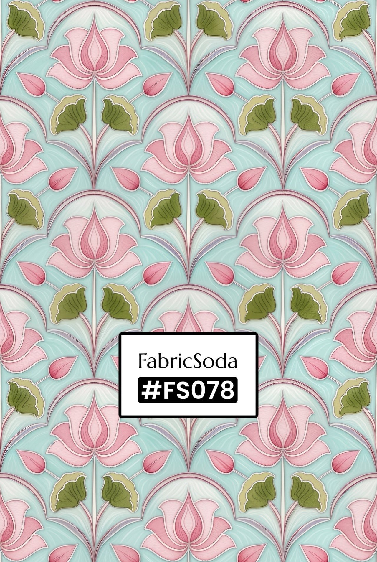 FS078 Fancy Pink Floral Seamless Pattern