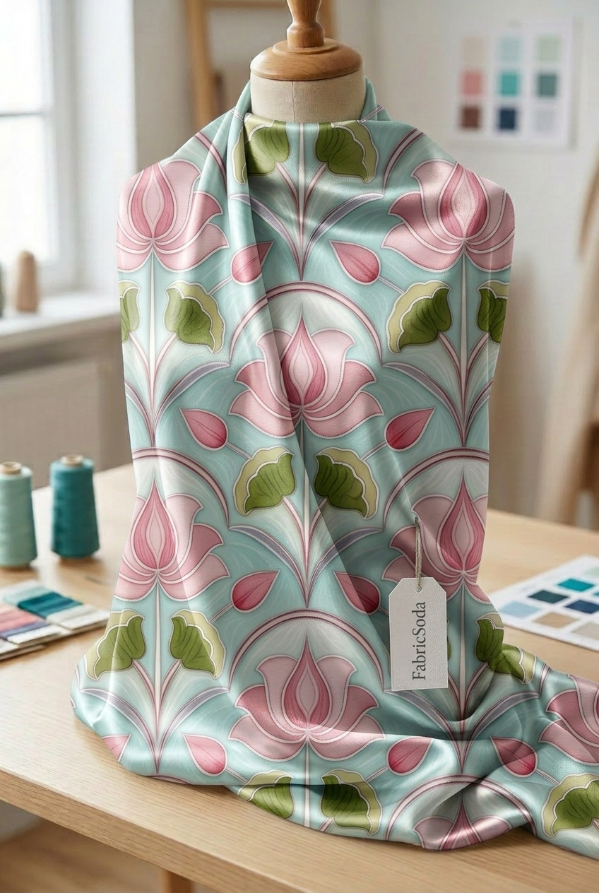 FS078 Fancy Pink Floral Seamless Pattern