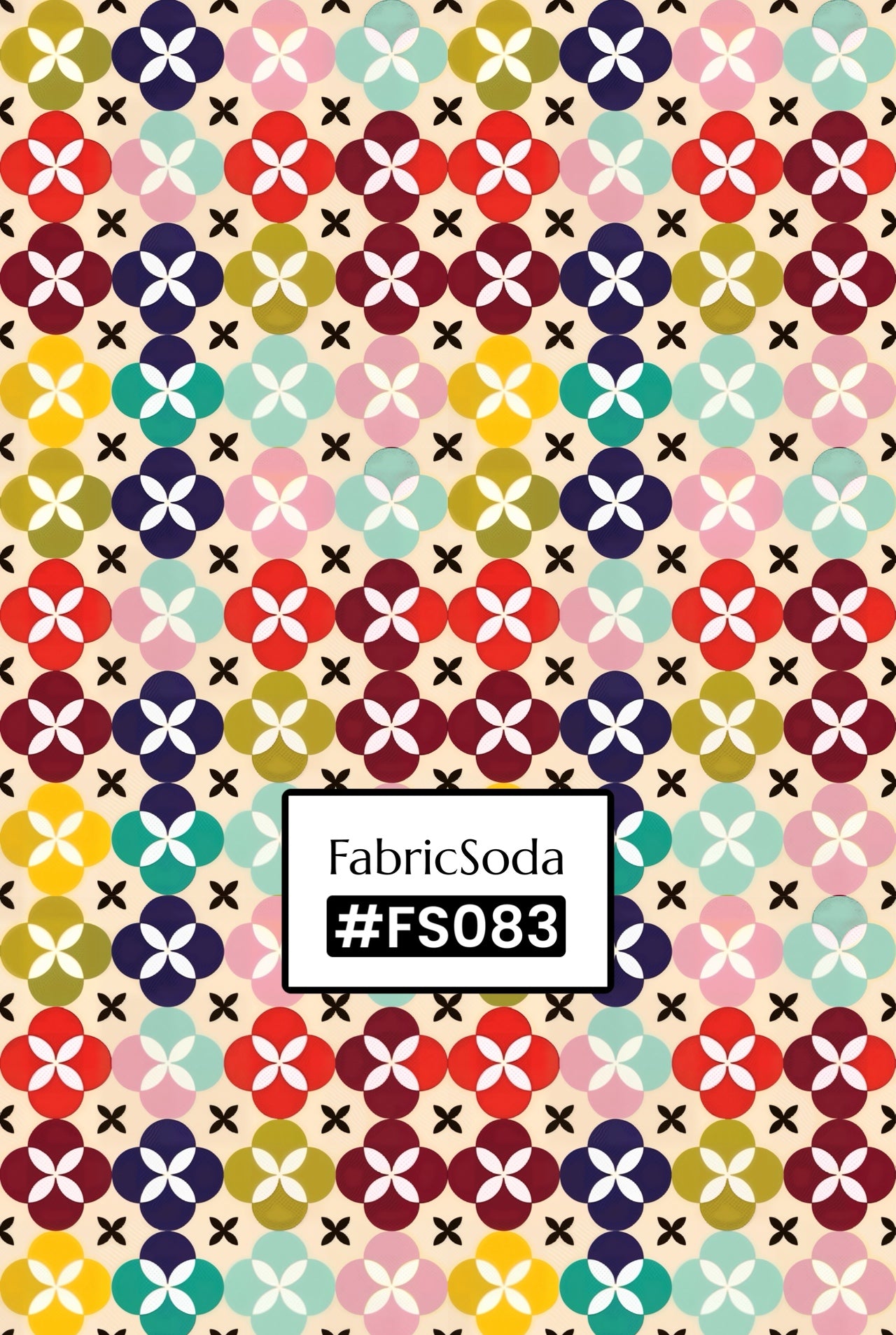 FS083 Multi Colours Geometric Seamless Pattern