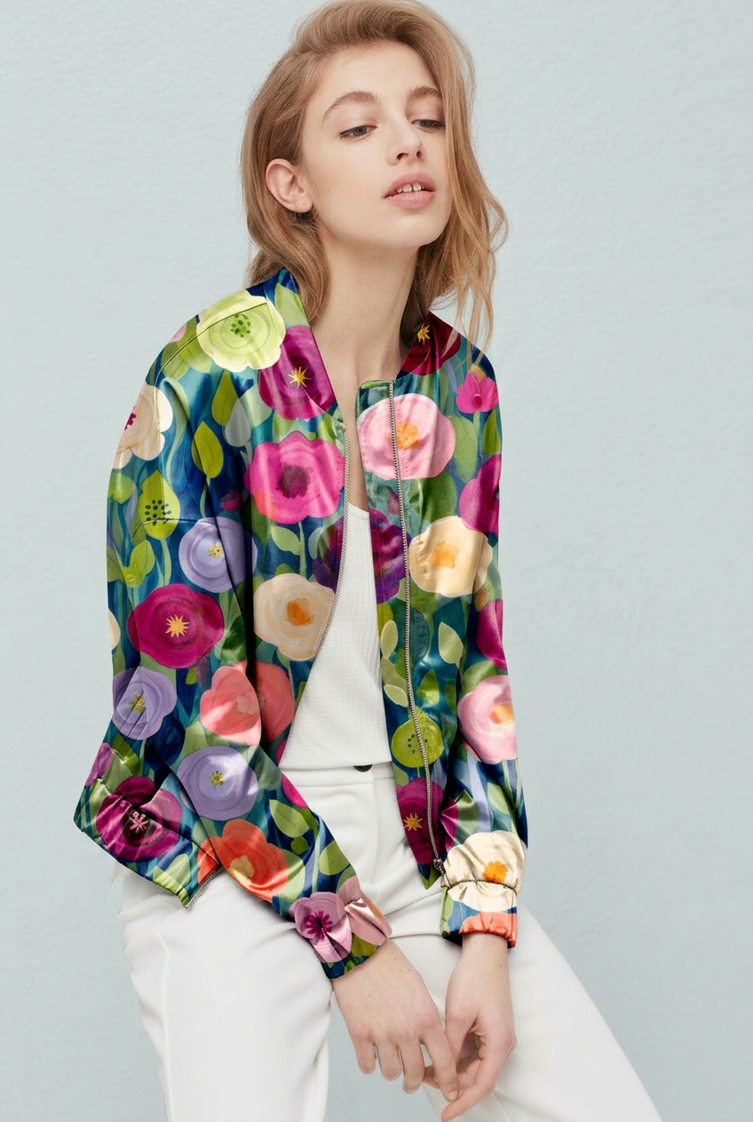 FS090 Colourful Flower Seamless Pattern