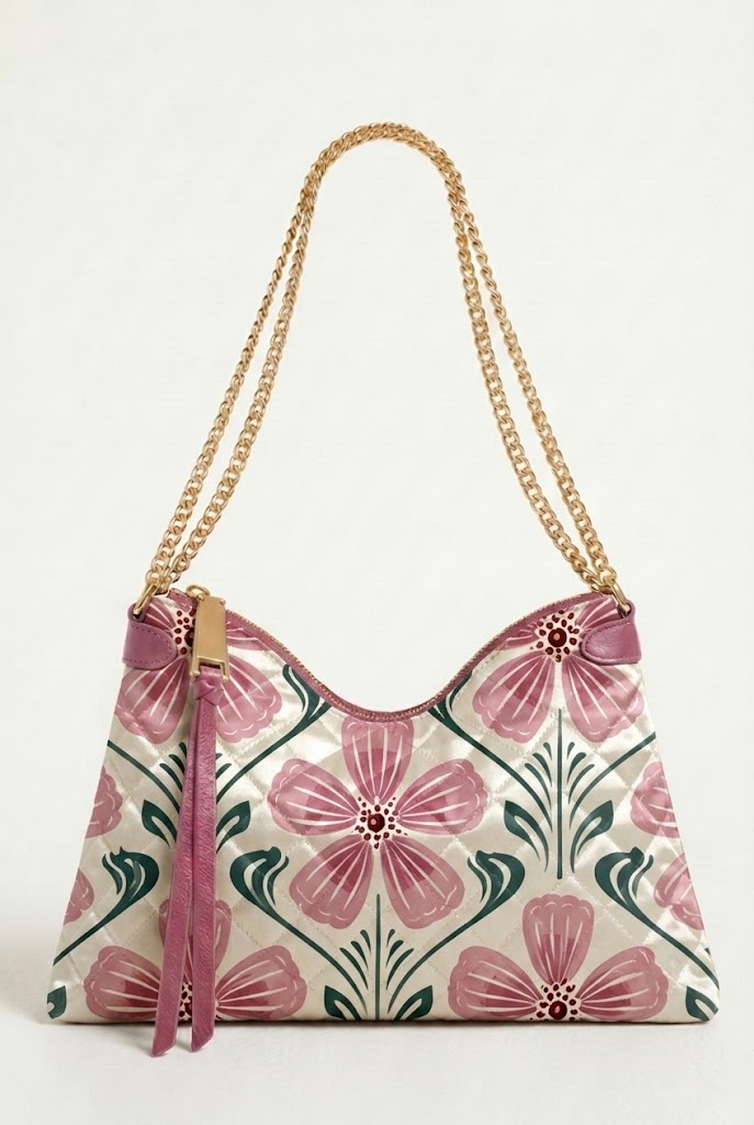 FS095 Pink Flower Seamless Pattern