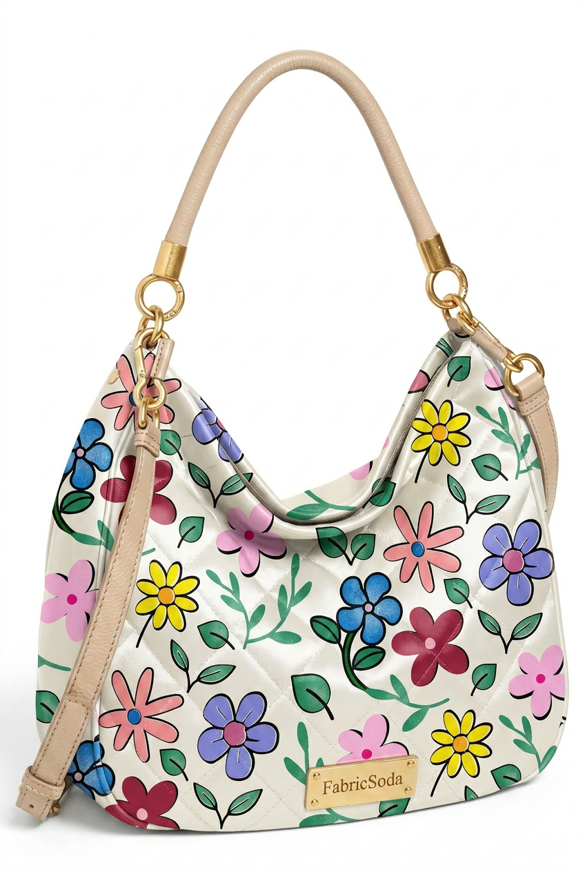 FS001 Beige Floral Seamless Pattern