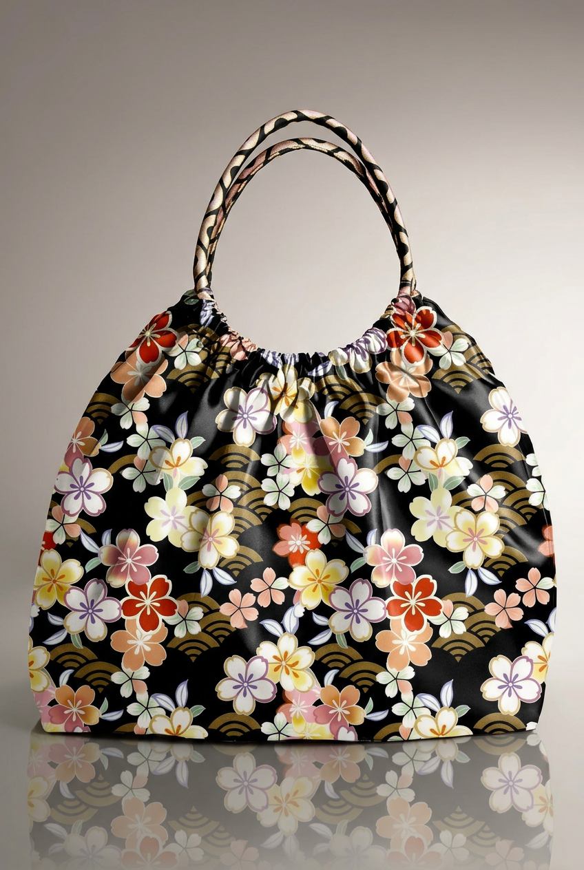 FS077 Japanese Style Floral Seamless Pattern