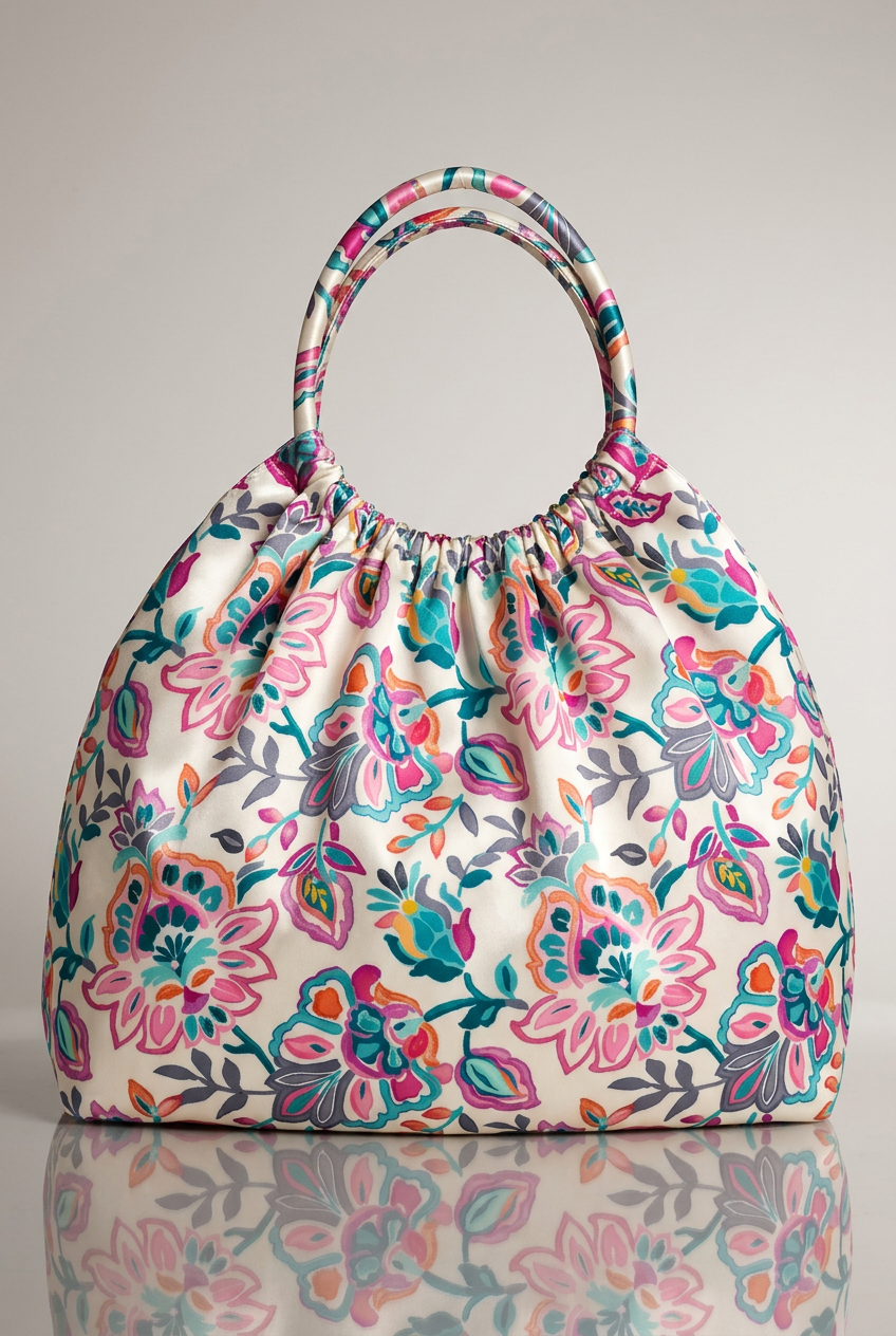 FS076 Pink Floral Seamless Pattern