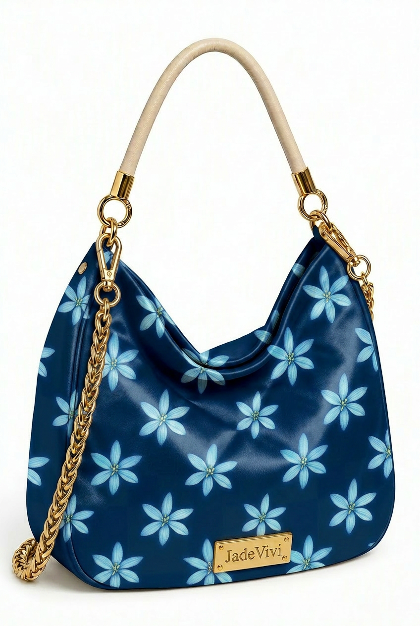 FS075 Blue Floral Seamless Pattern