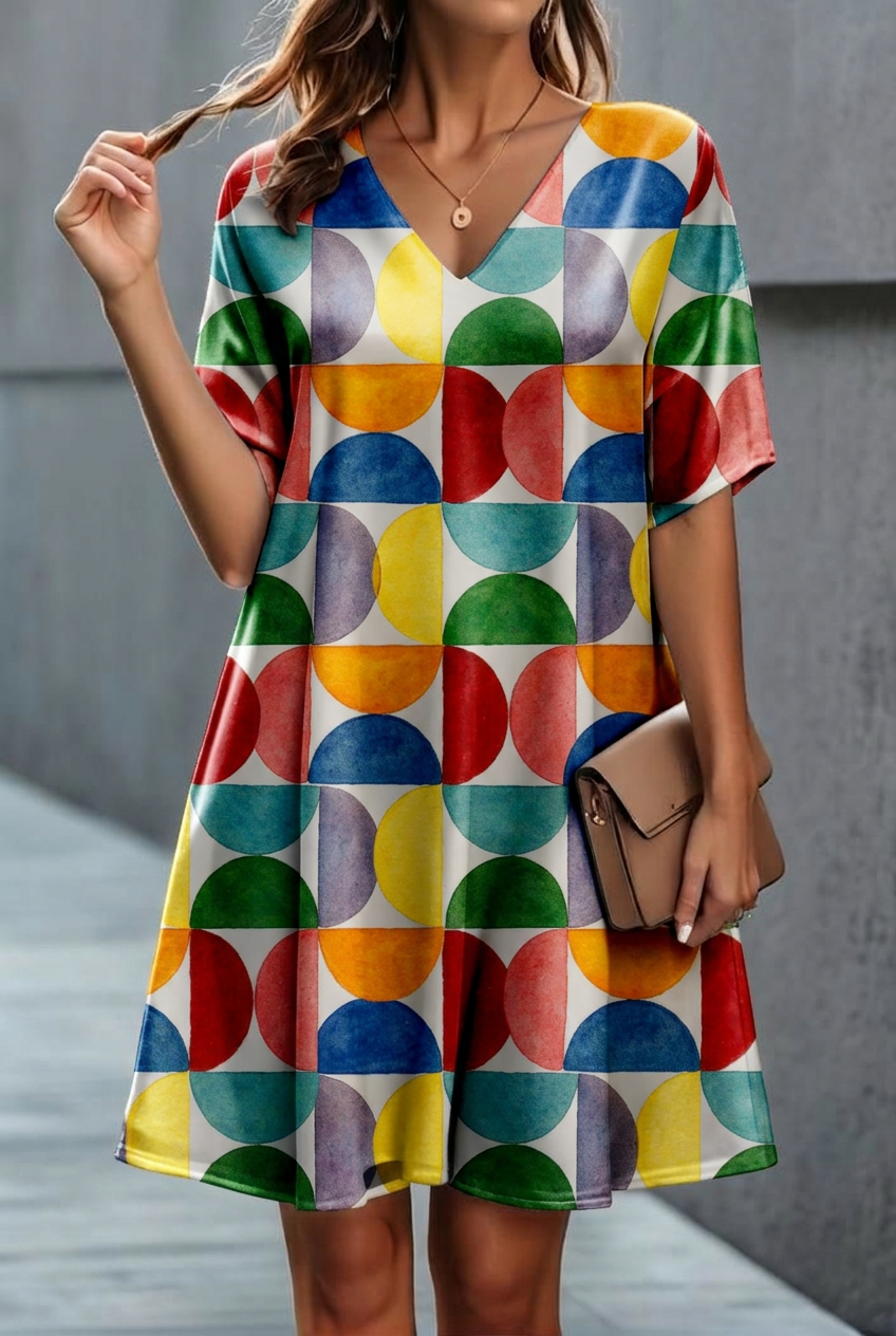 FS065 Colourful Geometric Seamless Pattern
