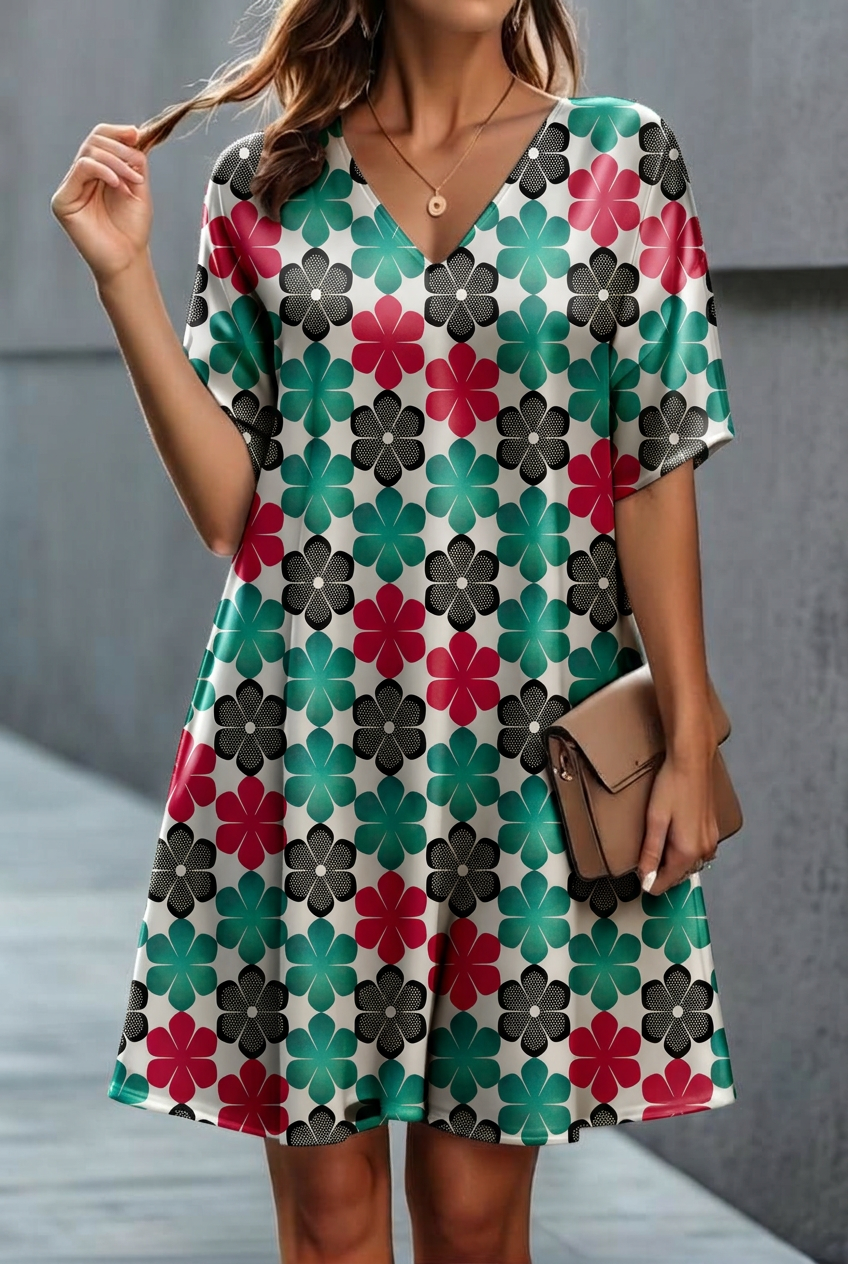 FS043 Christmas Geometric Seamless Pattern