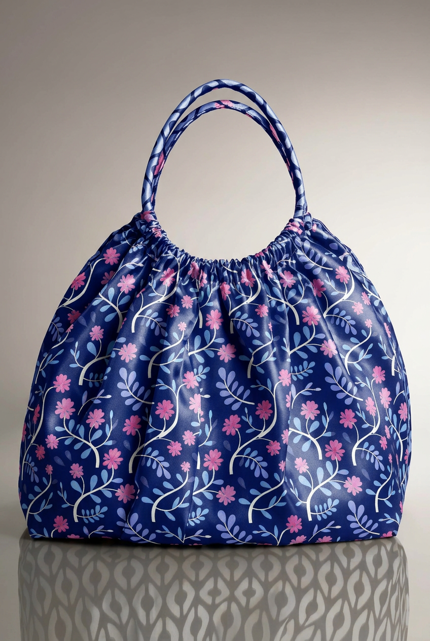 FS038 Purple Floral Seamless Pattern