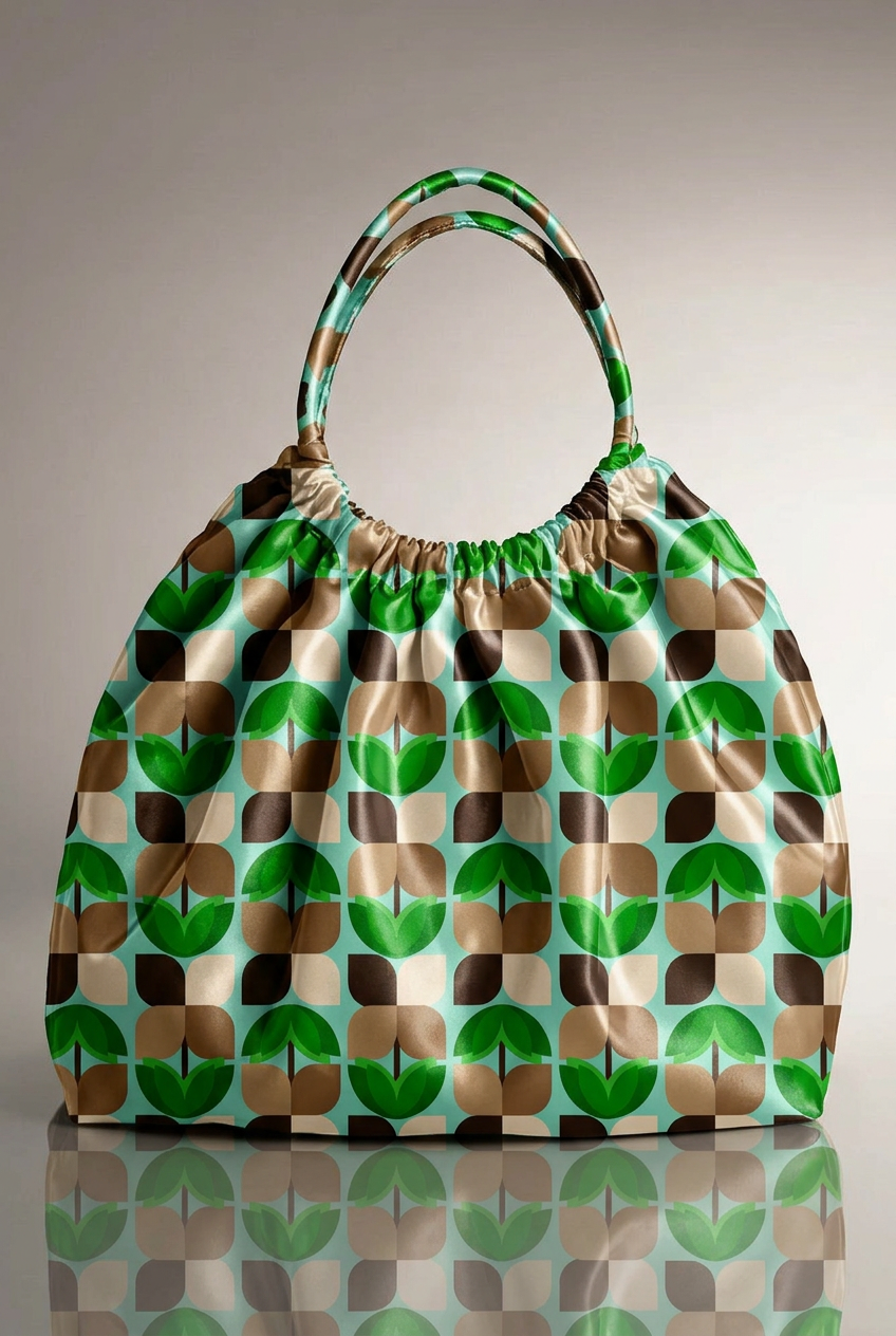 FS008 Green Geometric Seamless Pattern
